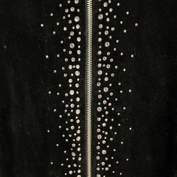 Ruby Rd Zippered Jacket with Bling - Picture 2 of 4